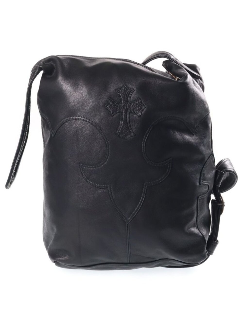 Chrome Hearts Lero Flarenie Cross Patch Bag Black